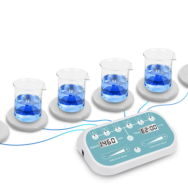 WMS-6 Underwater Multi-point?ultra-thin?magnetic?stirrer